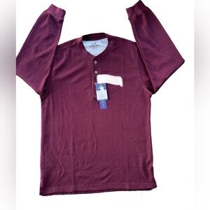 Alpine Lakes Ultra soft performance thermalMen  T-shirt size M Burgundy